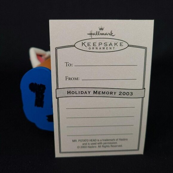 Hallmark Ornament Mr Potato Head 2003 Hasbro Christmas Toy Story Holiday QXI4277 - Picture 8 of 12